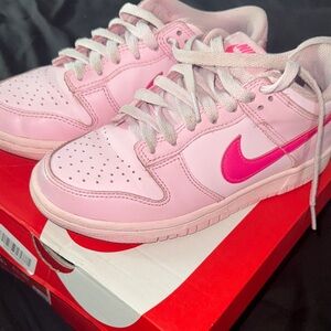 Nike Dunk Pink Low-Top Sneakers